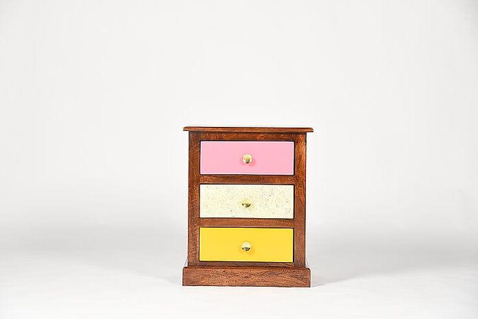 Sheesham Wood Tishya Side Table - Ouch Cart