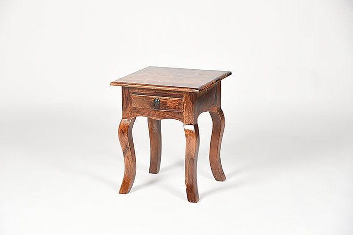 Sheesham Wood Ranil Corner - Ouch Cart