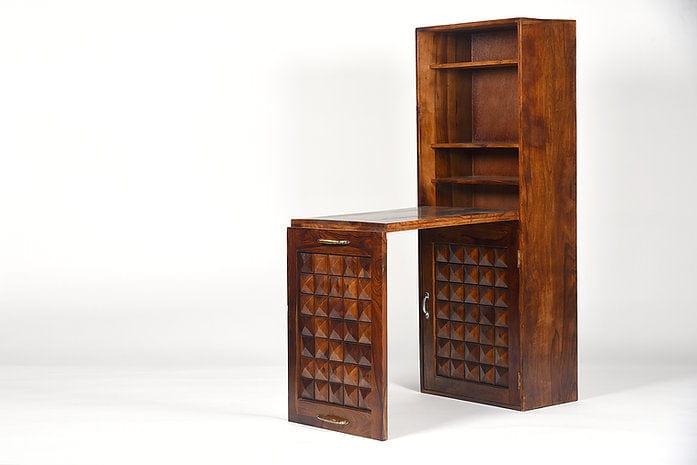 Sheesham Wood Chitra Study Table - Ouch Cart