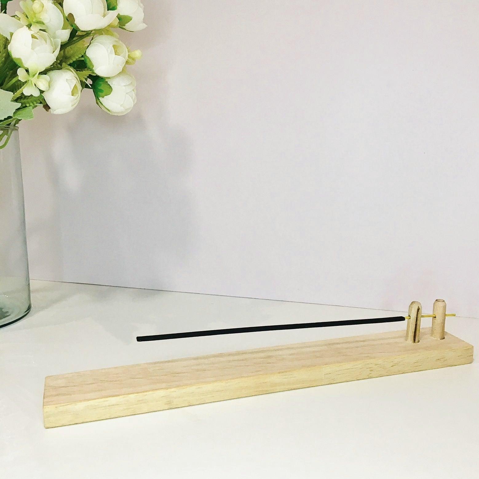 Reliable Wooden Agarbatti Stand with Ash Catcher Dhoop Stick Holder For Home Mandir By Miza - Ouch Cart