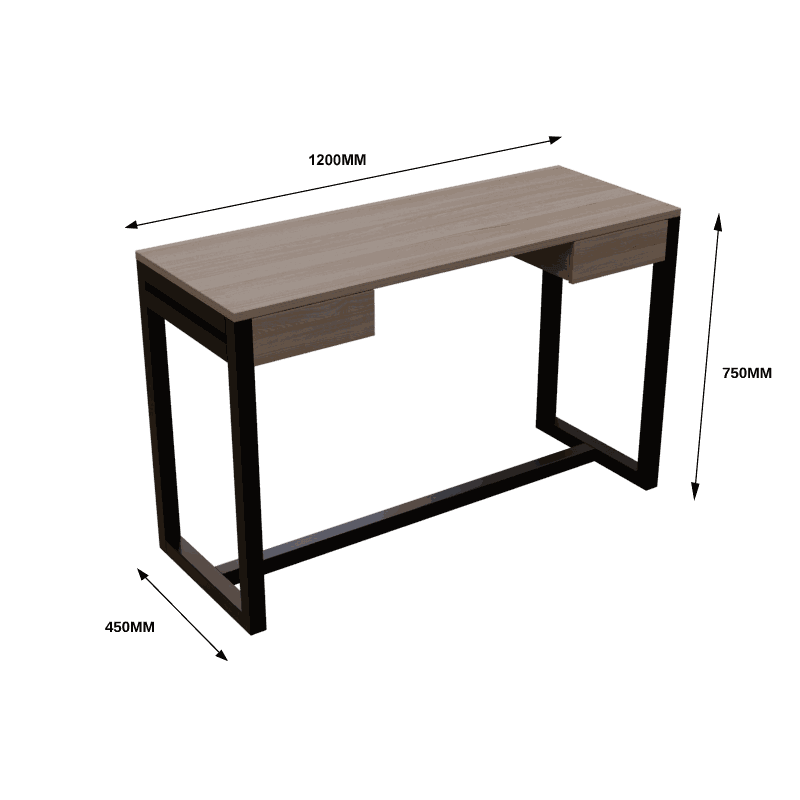 Edlin Study Table in Wenge Color - Ouch Cart