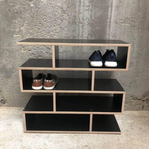 Zig Zag Levelled Shoe Organizer By Miza - Ouch Cart