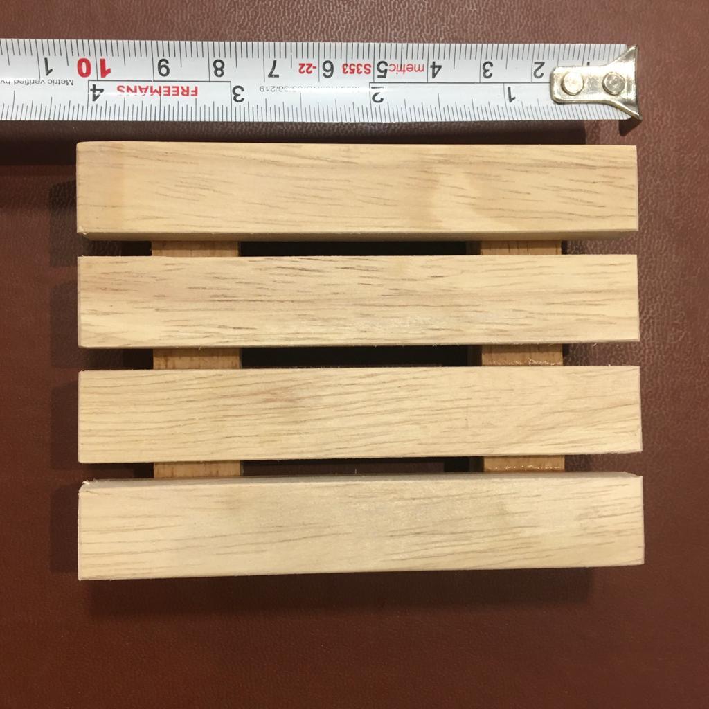 Beautifully Handcrafted Natural Wooden Soap Dish/Holder By Miza - Ouch Cart