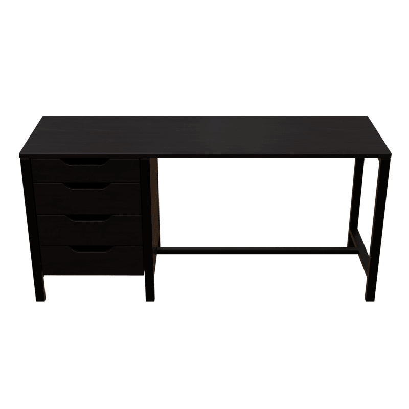 Gayle Study Table with Drawers in Brown Colour - Ouch Cart
