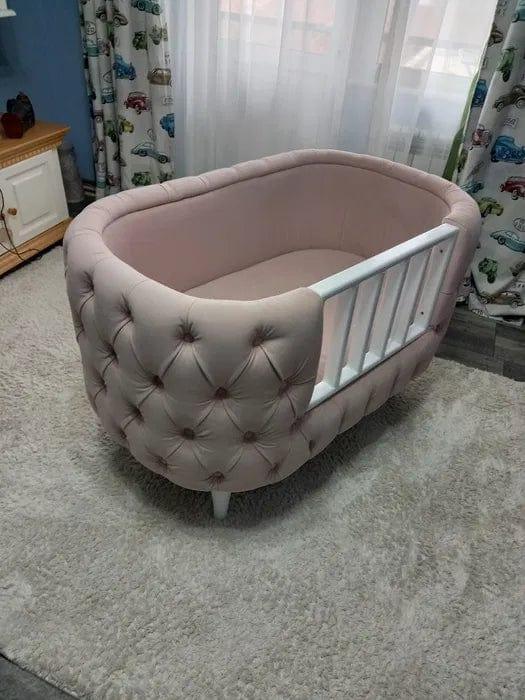 Wooden Handmade Baby Cot Sleepy Curves Cradle - Ouch Cart