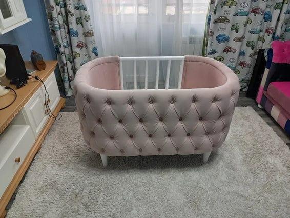 Wooden Handmade Baby Cot Sleepy Curves Cradle - Ouch Cart