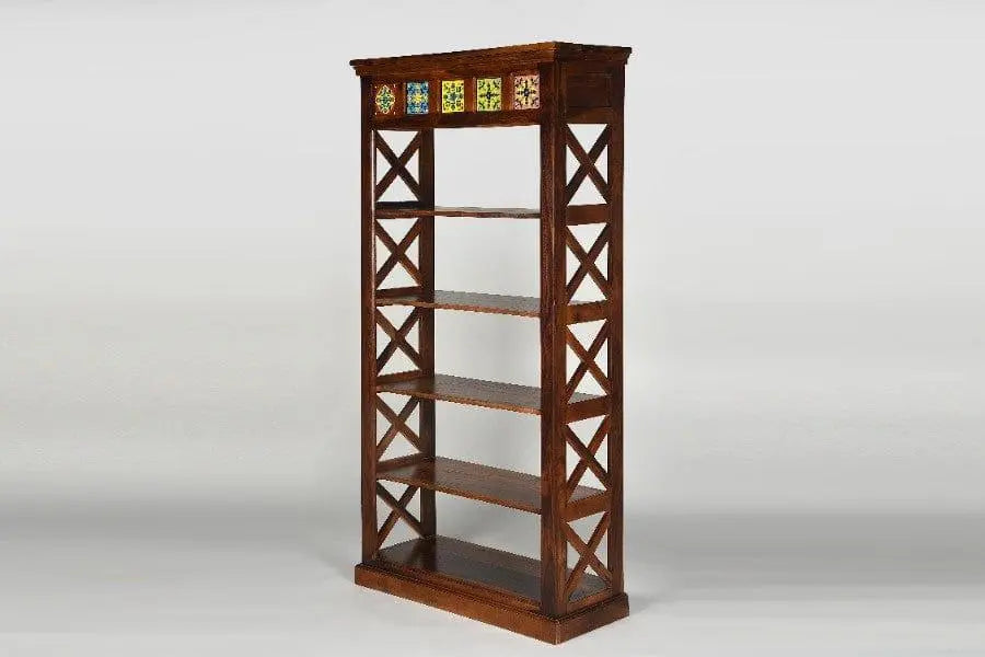 Sheesham Wood Jiti Bookshelf - Ouch Cart