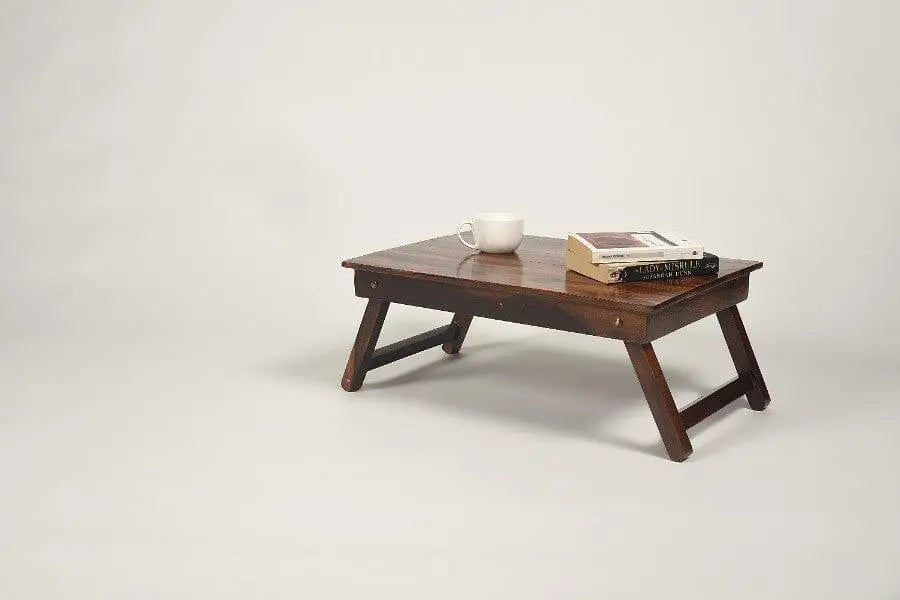 Sheesham Wood Jiva Low Rise Laptop Table - Ouch Cart