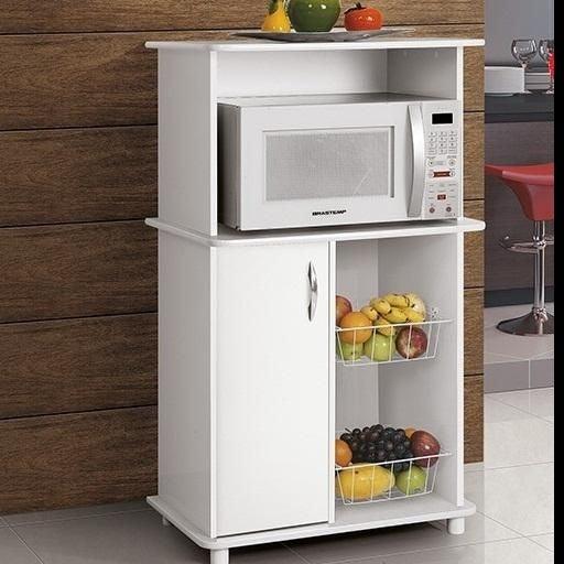 Microwave Kitchen Cabinet For Oven Multipurpose Rack By Miza - Ouch Cart