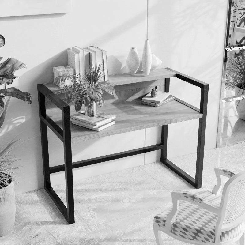 Penoy Kids Study Table in White Color - Ouch Cart