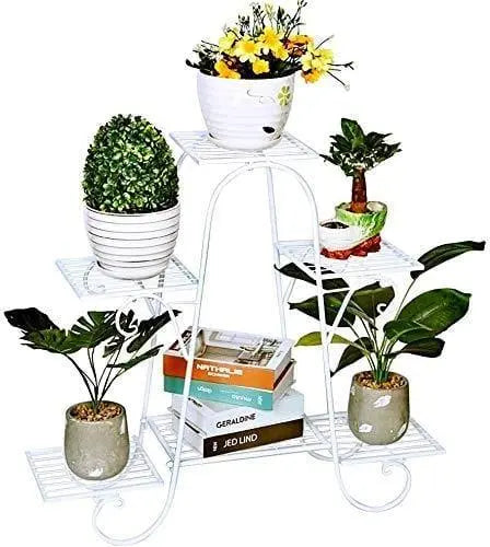 6 Tier Plant Stands for Indoors and Outdoors | Flower Pot Holder - Ouch Cart