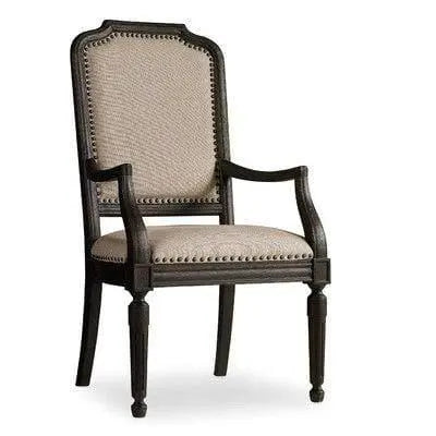 Handmade Pure Sheesham Wooden Chair Armrest Seating Chair Upholstered Back Rest Chair (4) - Ouch Cart