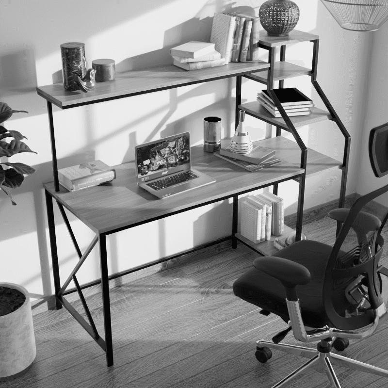 Rio Study Table in Wenge Color - Ouch Cart