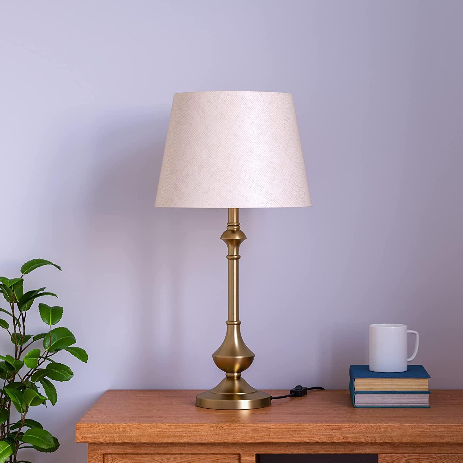 Brass Gold Sleek Table Lamp - Ouch Cart