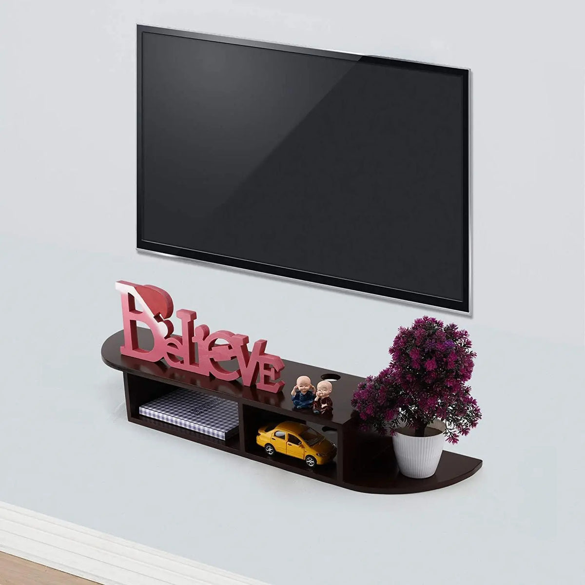 TV Stand Wall Mounted Set Top Box Wall Shelf - Ouch Cart
