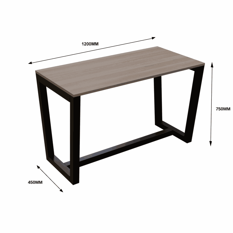 Valent Study Table in Brown Color - Ouch Cart