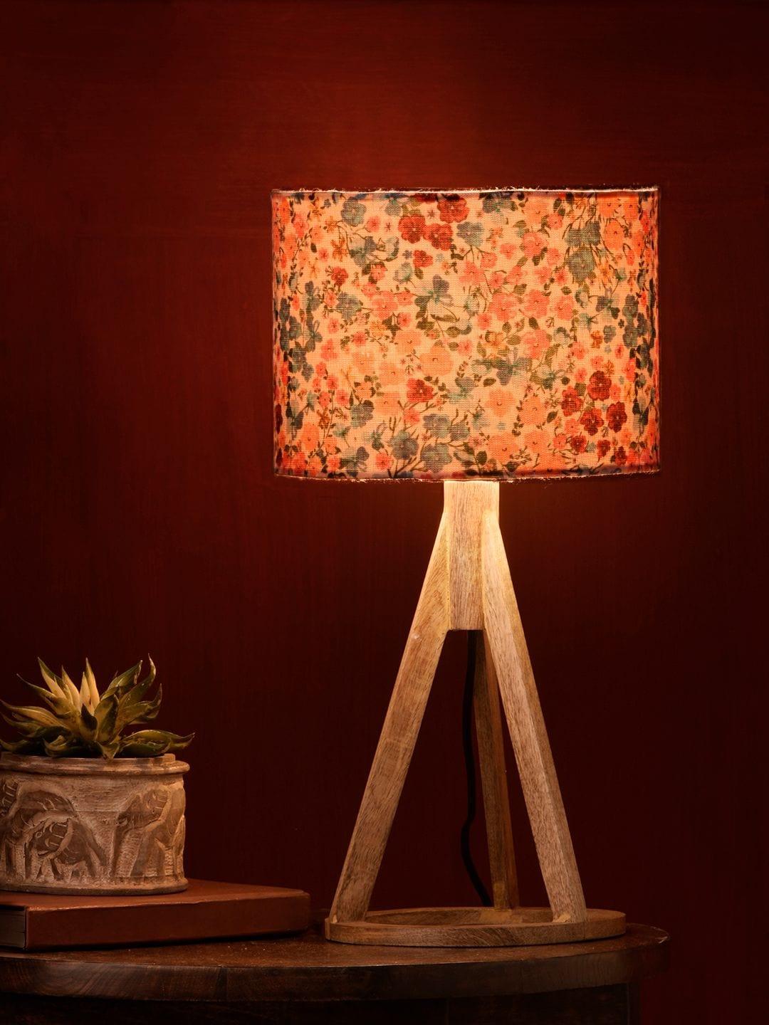 Tiny Flowers Trio Wooden Lamp - Ouch Cart