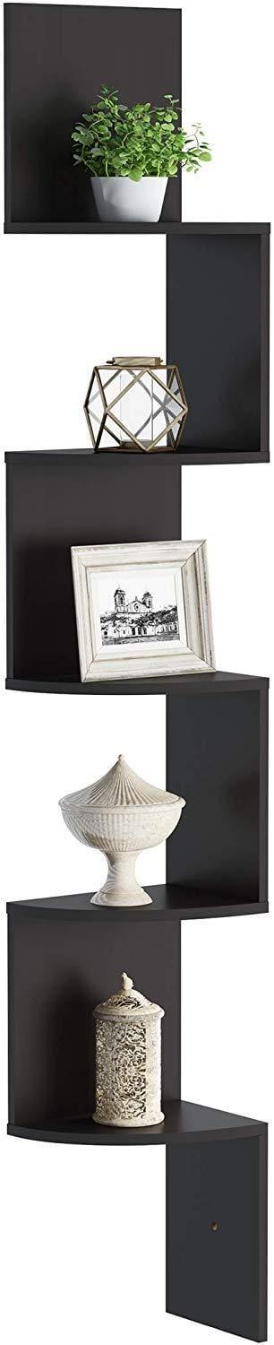 Floating Corner Shelf- 5 Tier - Ouch Cart