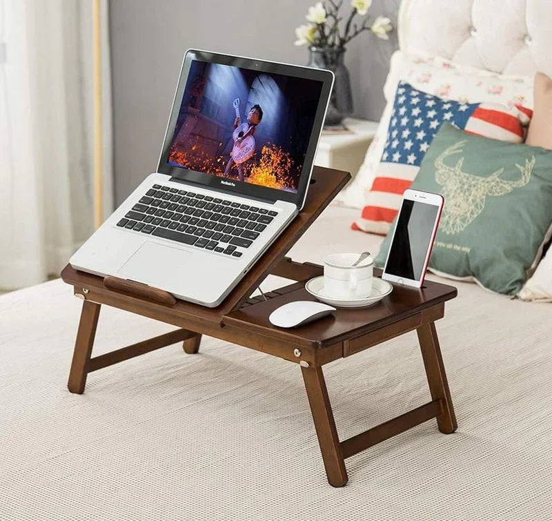 Laptop Table With Drawers