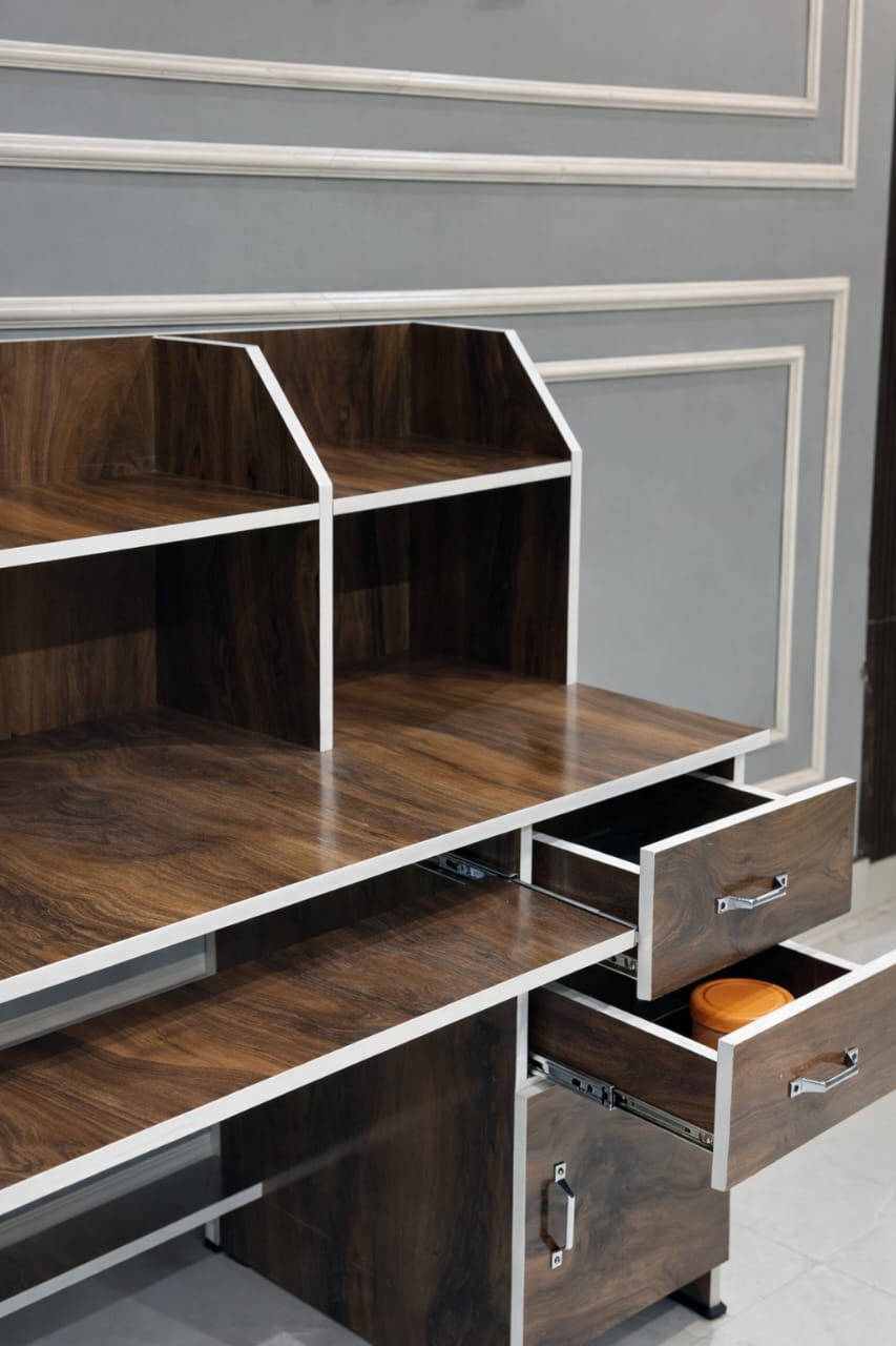 Carlos Computer Table In Columbia Walnut Finish