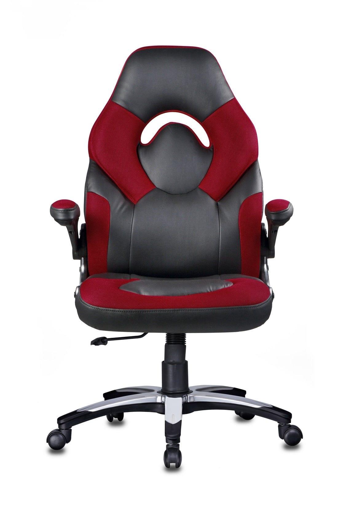 Stylish Designer chair in Black / Red - Ouch Cart 