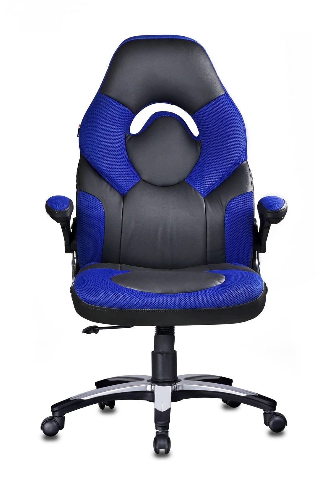 Stylish Designer chair in Black/Blue - Ouch Cart 