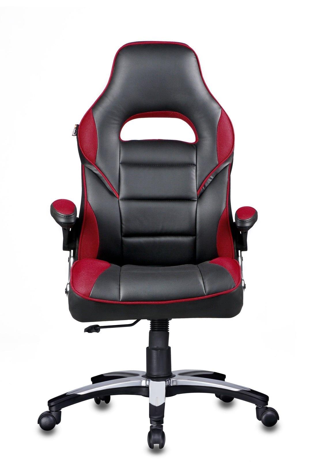 Stylish Designer chair in Black / Red - Ouch Cart 