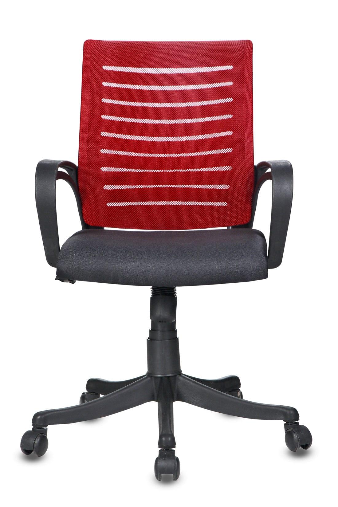 Adiko Superb Mesh chair in Red - Ouch Cart 