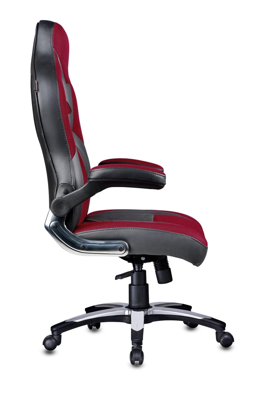 Stylish Designer Office chair in Black / Red - Ouch Cart 