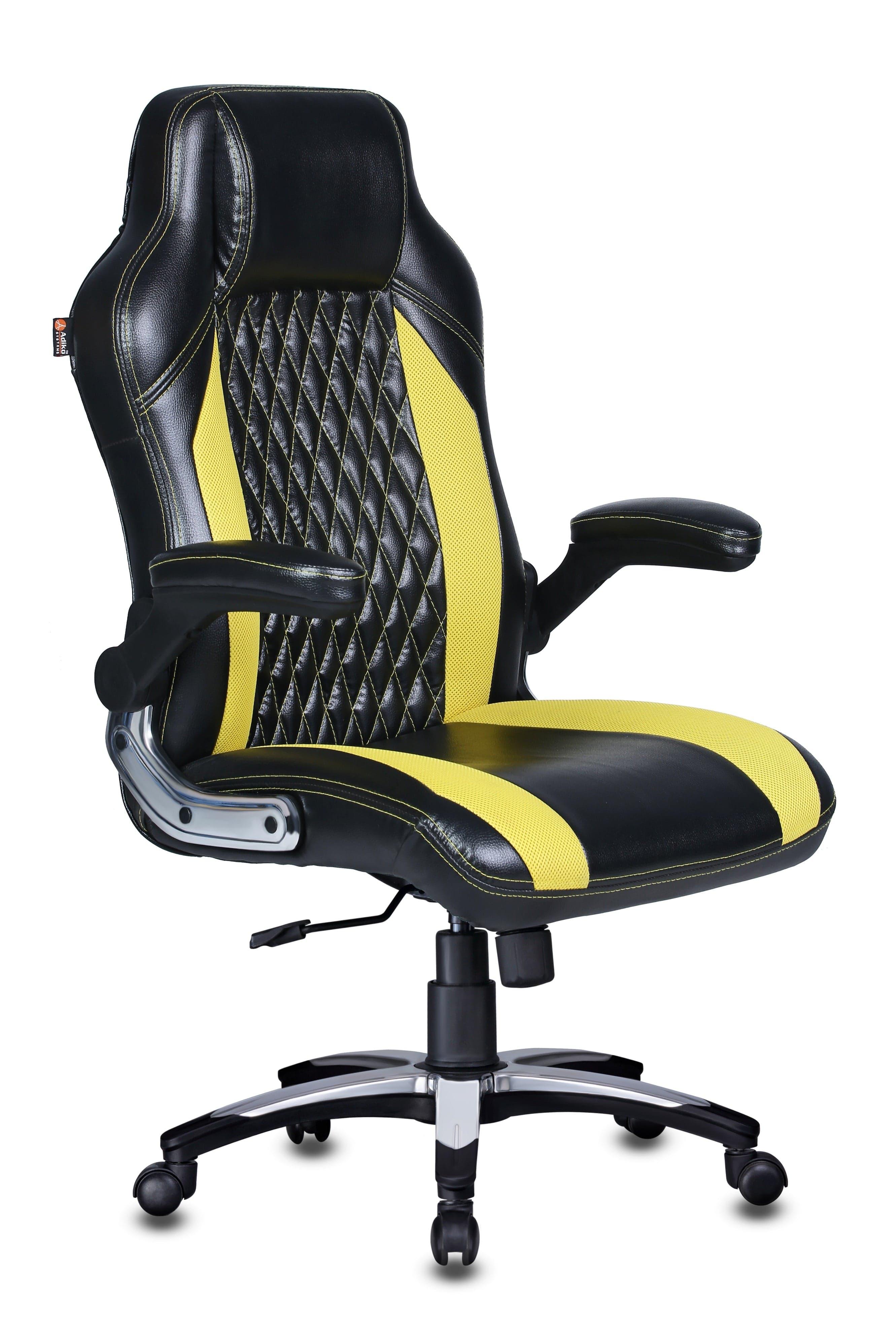 Smart Executive Chair in Black Colour by Adiko Systems - Ouch Cart 