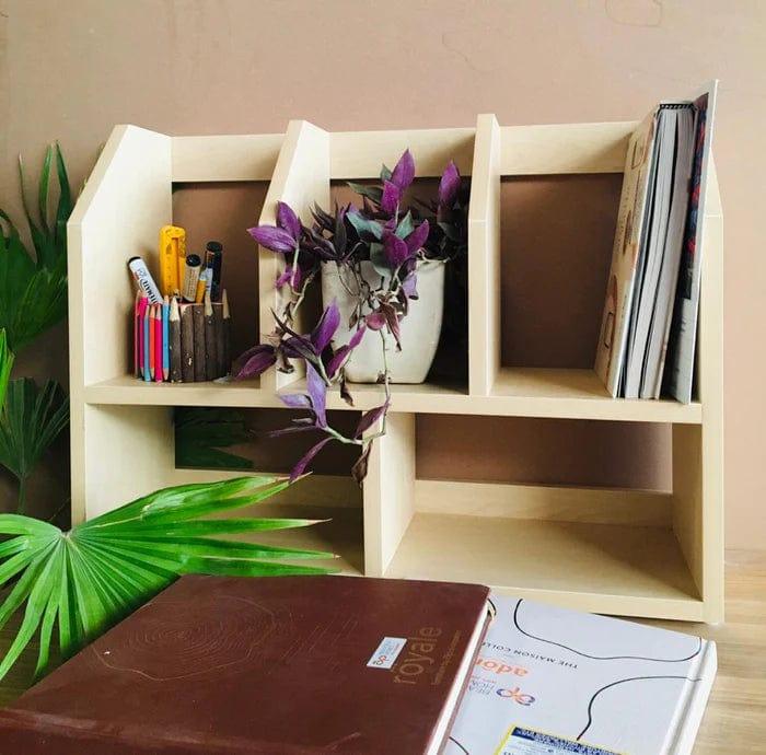 Portable Bookshelf For Table Tops or Wall Hanging - Ouch Cart 