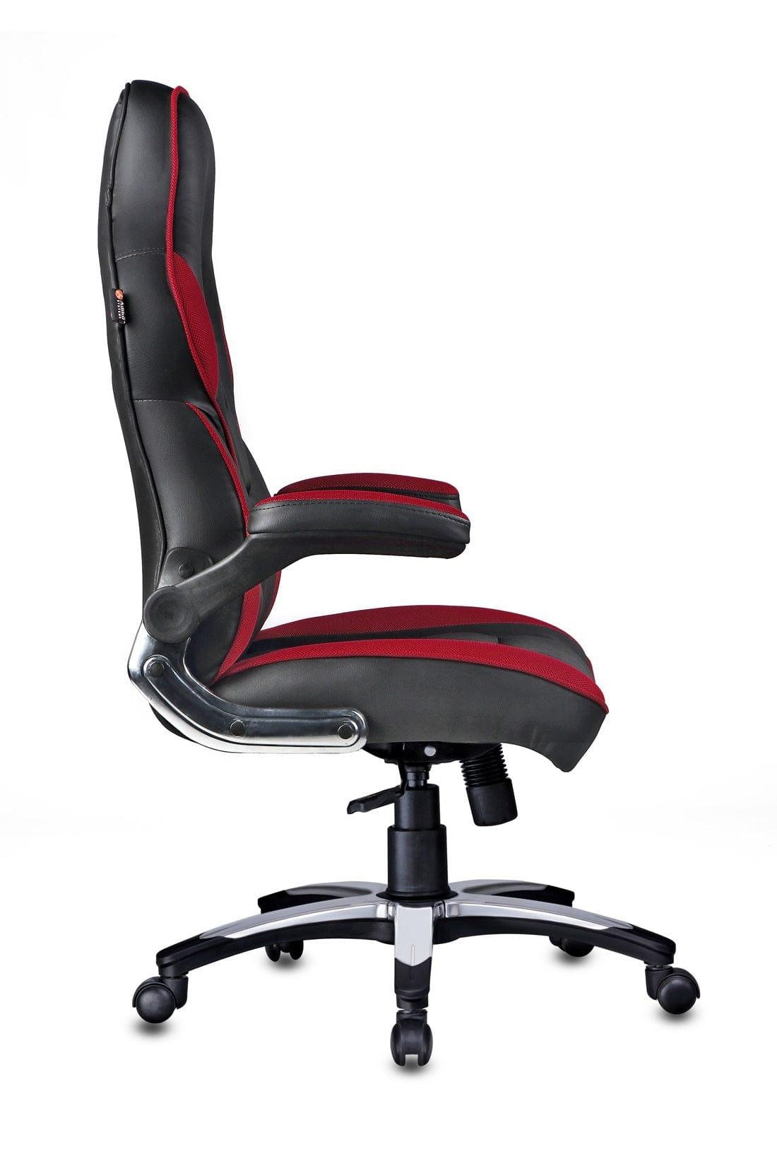 Stylish Designer chair in Black / Red - Ouch Cart 