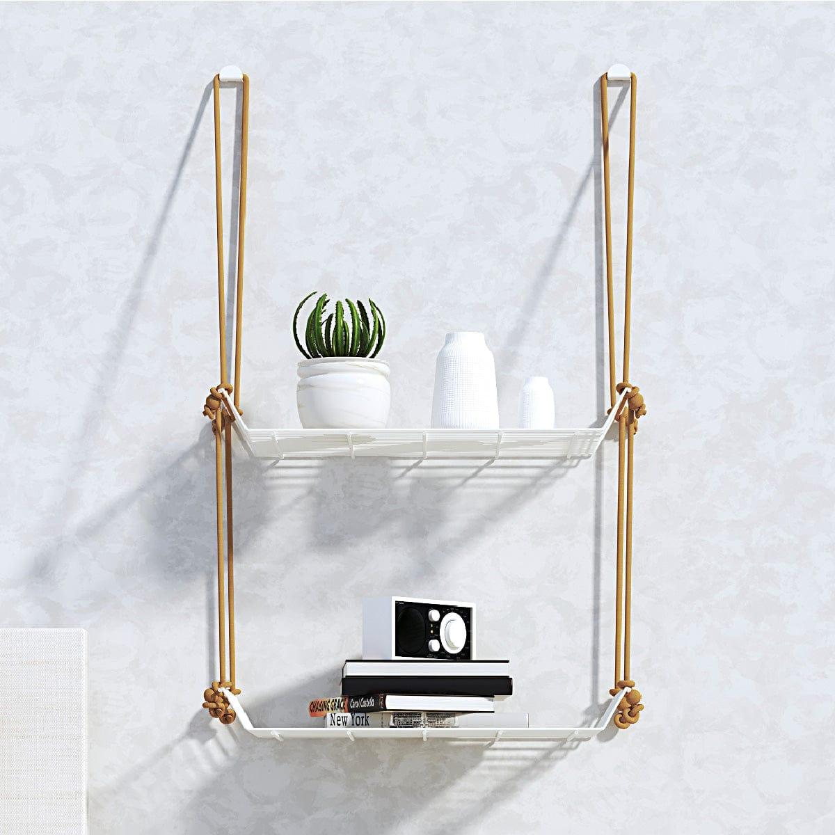 WALL DÉCOR SHELF WHITE - Ouch Cart 