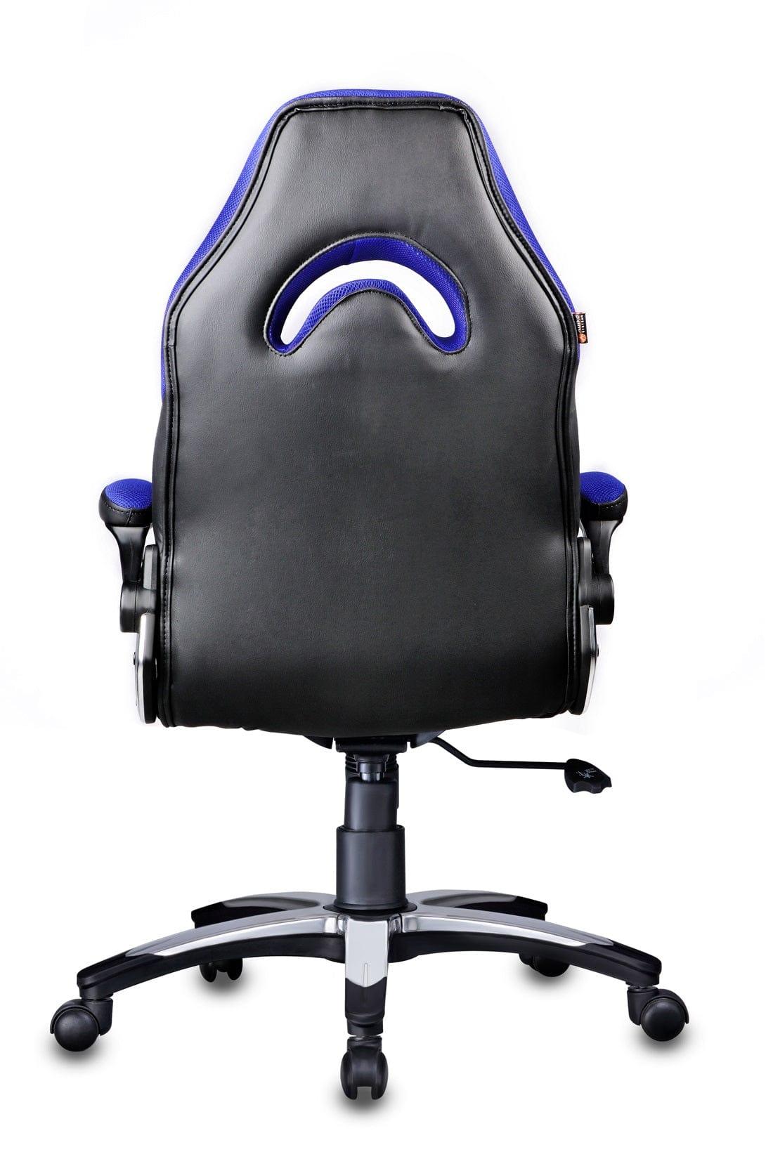 Stylish Designer chair in Black/Blue - Ouch Cart 