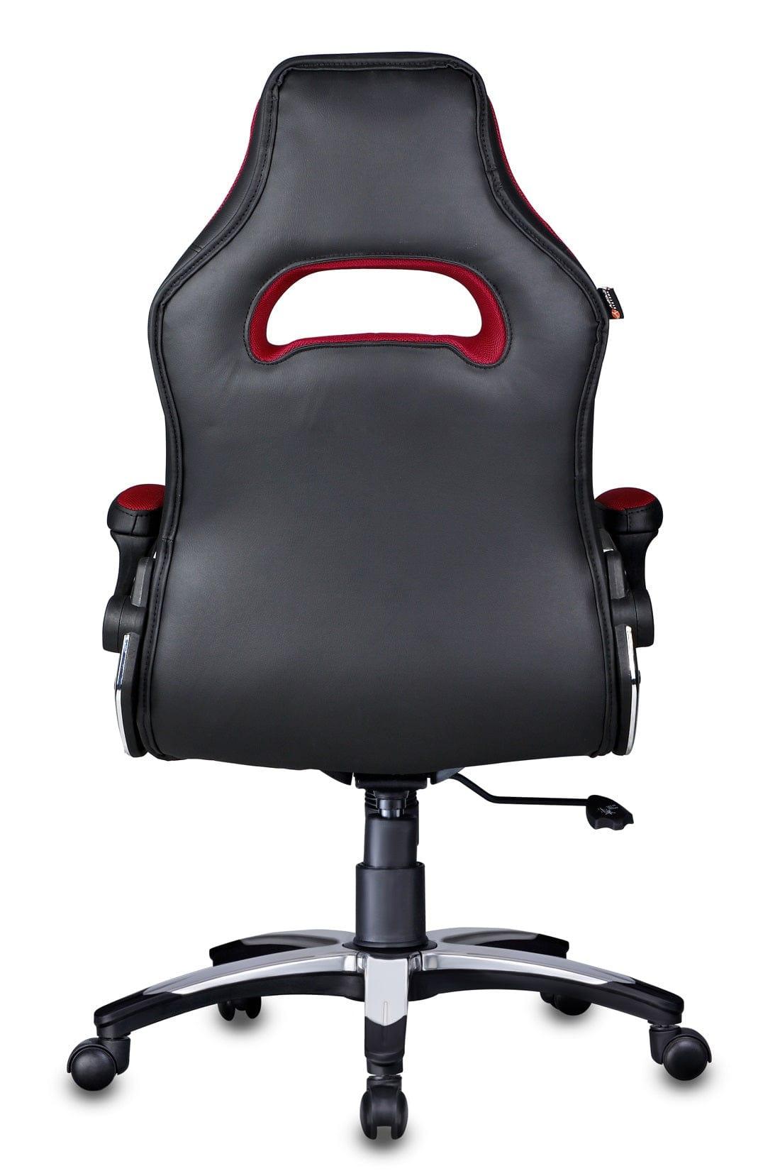 Stylish Designer chair in Black / Red - Ouch Cart 