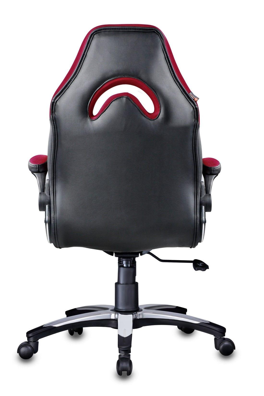 Stylish Designer chair in Black / Red - Ouch Cart 