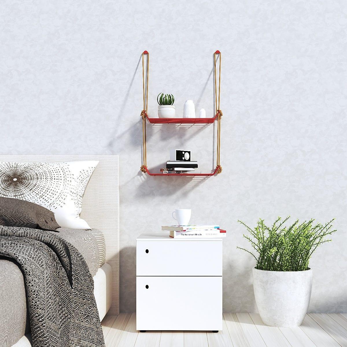 WALL DÉCOR SHELF RED - Ouch Cart 