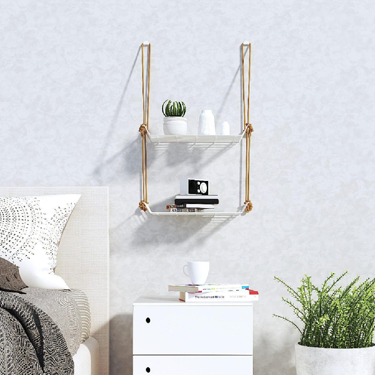 WALL DÉCOR SHELF WHITE - Ouch Cart 