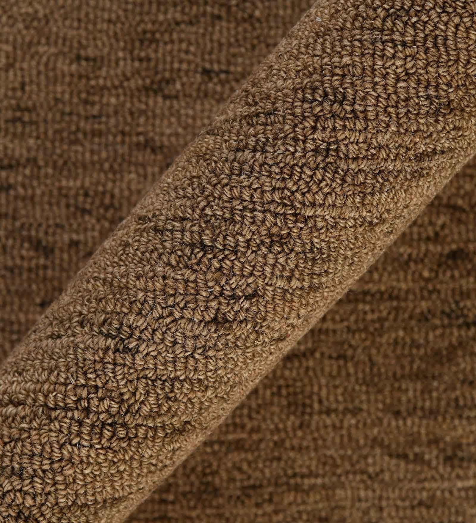 BROWN Wool & Viscose Canyan 8x10 Feet Hand-Tufted Carpet - Rug - Ouch Cart 