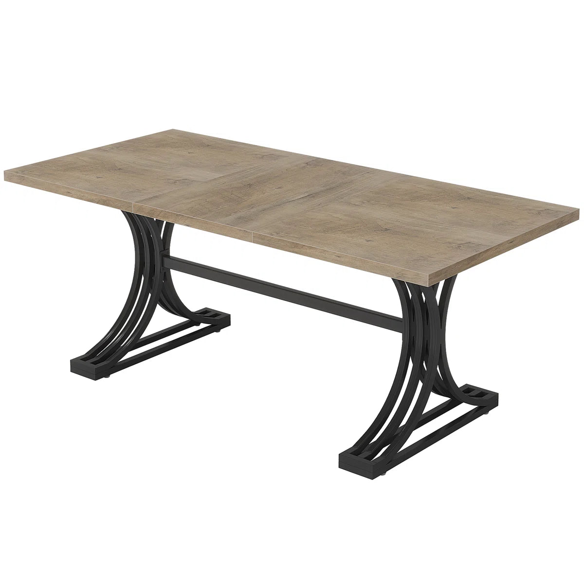 10.5Ft Rectangle Office Conference Table (Set of 2)-ouch cart 