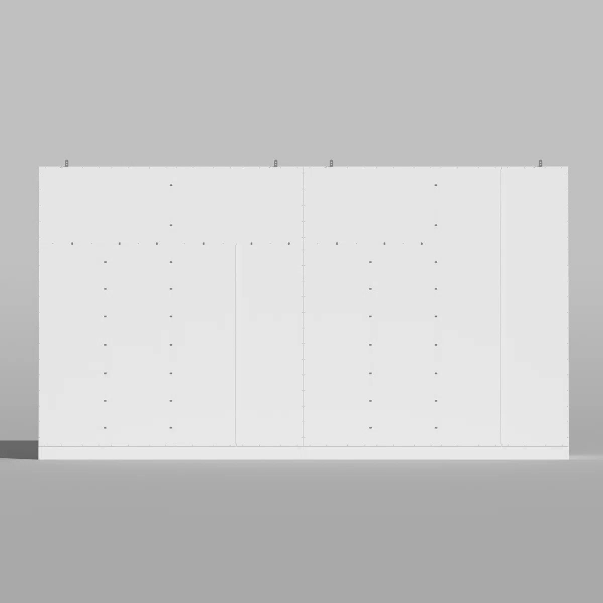 Elegant 8-Door Wardrobe With Modern Design, Ample Storage Space, And Anti-Tip Safety Features For Stylish Organization