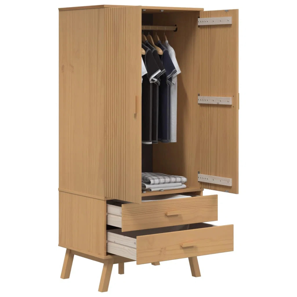Pine Wood Armoire