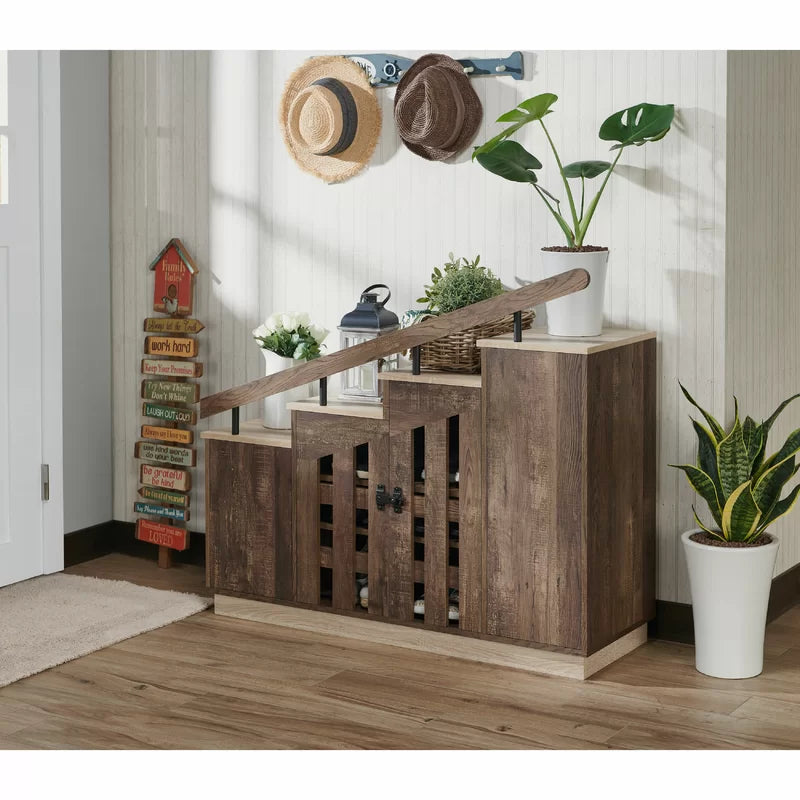 "Chic Shoe Storage Cabinet: Streamlined Organization for Every Pair"