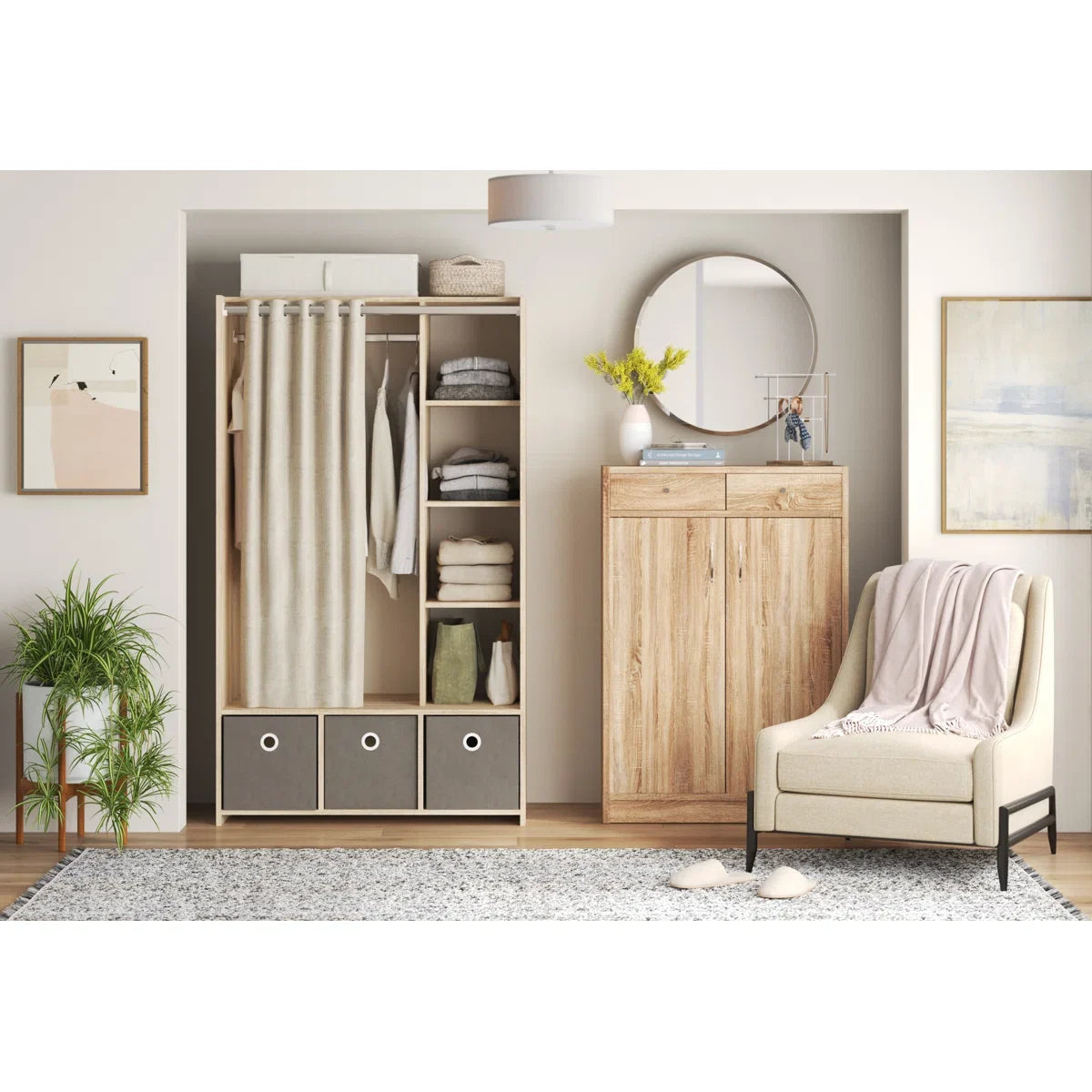 Lambart 3 Bin Armoire