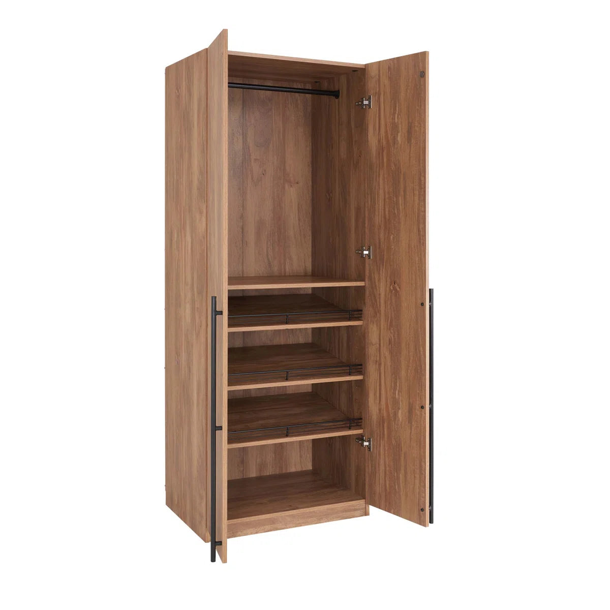 Lee Freestanding Wardrobe Closet 3.0 with 1 Hanging Rod, 3 Shoe Shelves, and 1 Basic Shelf