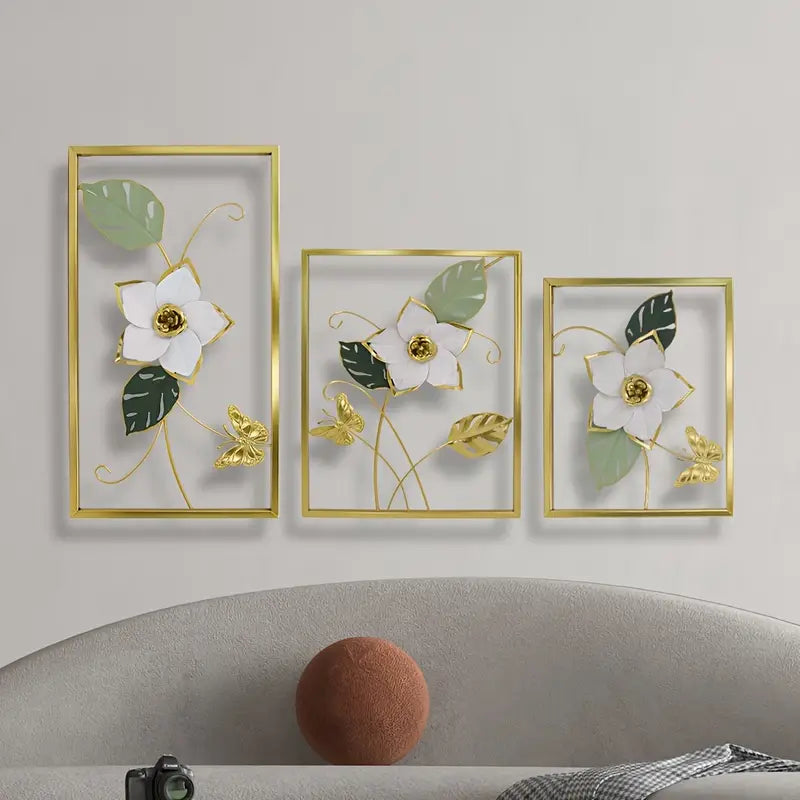 GOLDYBLACK SET OF 4 WALL ART