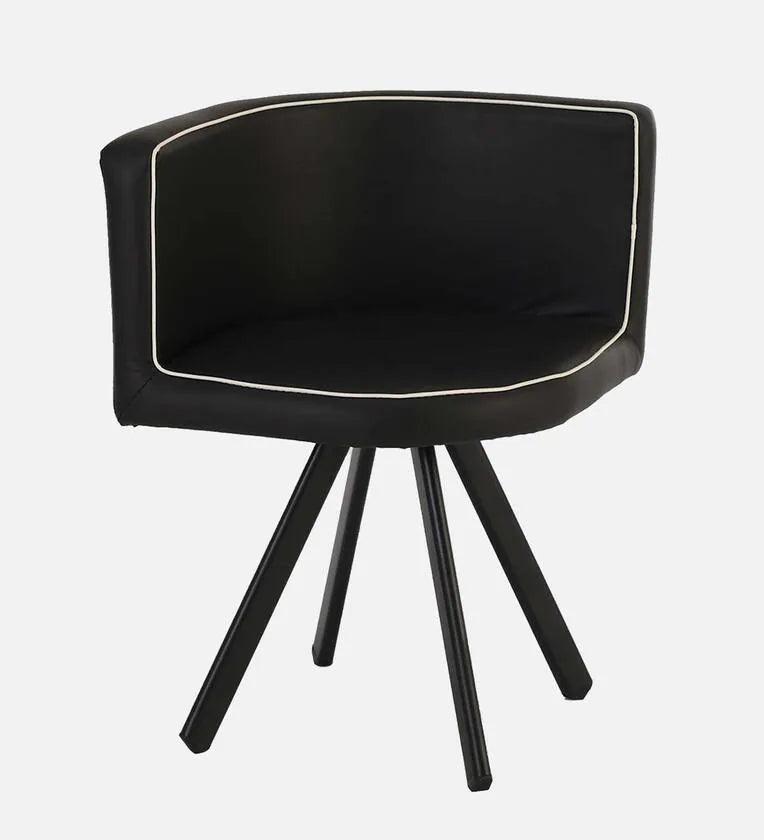 Jenna Metal 4 Seater Dining Set in Black Finish - Ouch Cart 