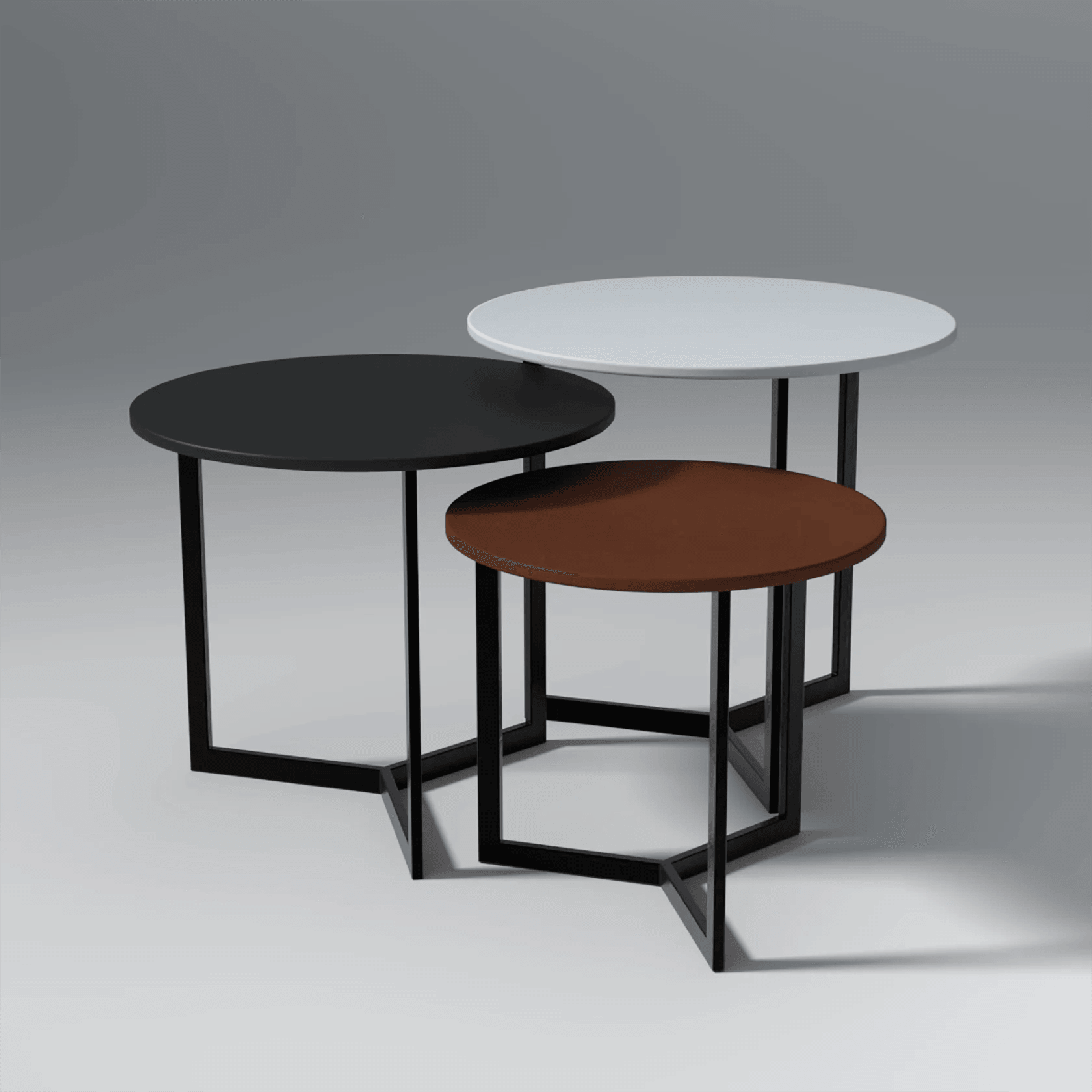 Capril Iron And MDF Side Table