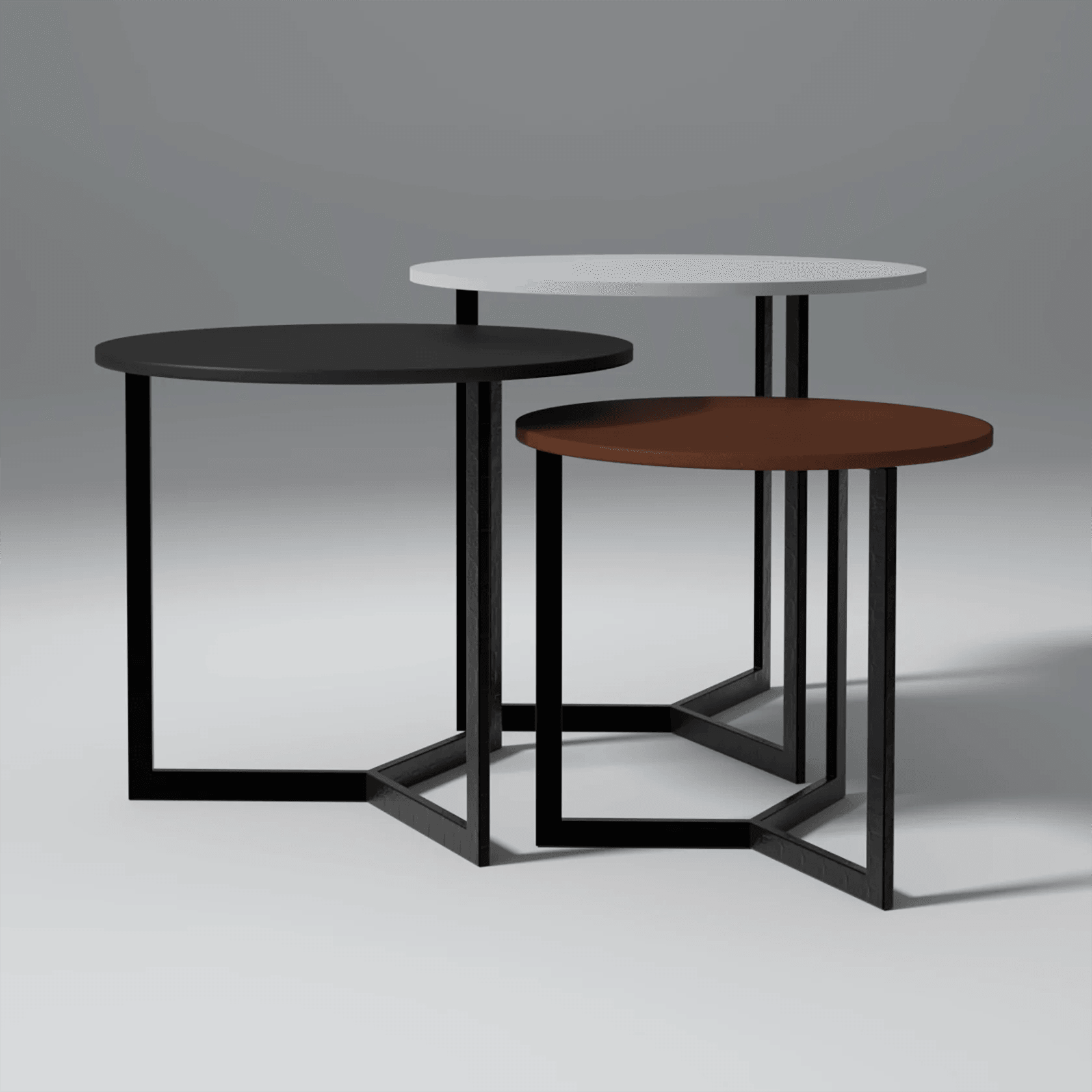 Capril Iron And MDF Side Table