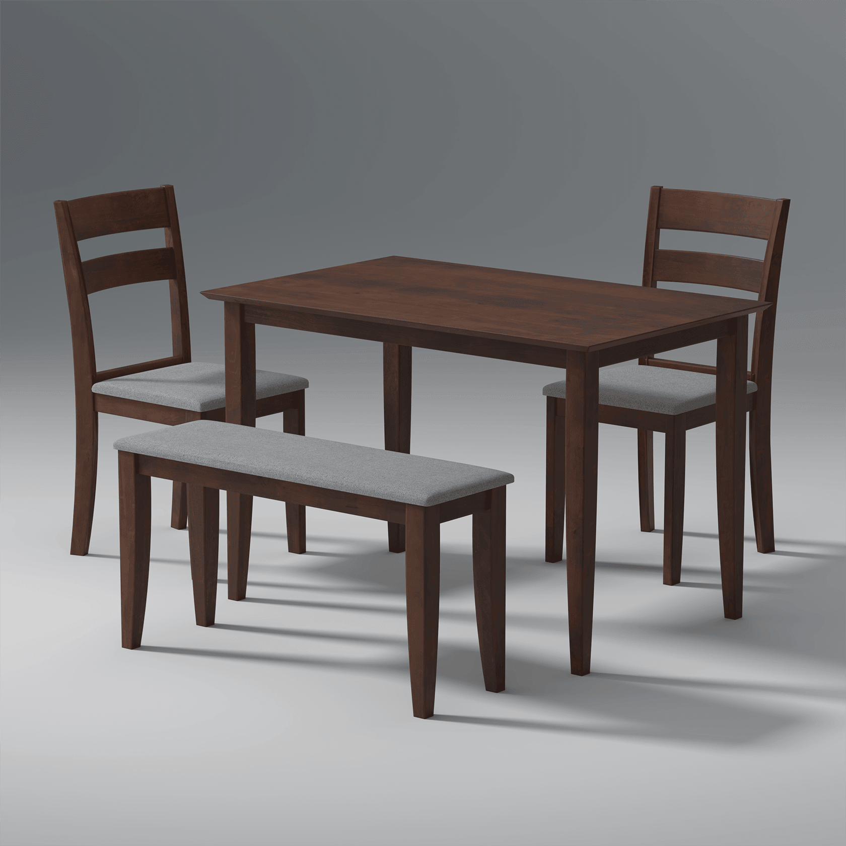 Redzepi Mango Wood Dining Table Walnut